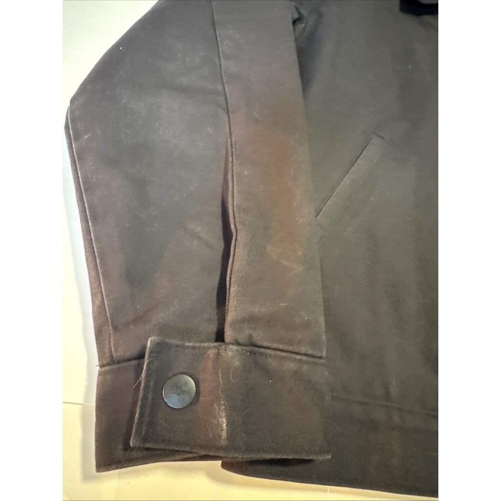 Zara Dnwr Denim Jacket Men's Size Small Black - Picture 4 of 10